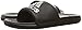 adidas Men's Voloomix Slide Sandals, Black/Metallic Silver/Black, (11 M US)