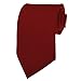 K. Alexander Burgundy Necktie SOLID Mens Neck Tie Satin