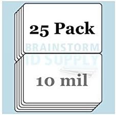 10 Mil Butterfly Pouch Laminates - 25 Pack by Brainstorm ID