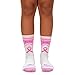 Pink Ribbon Breast Cancer Awareness Crew Socks with Gift Box for Women 9-11 12-Pair (Gift 12pk-Pink Ribbon)