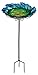 Regal Art & Gift Bird Feeder/Bath with stand, Birdwatching essential, Durable Glass & Metal, Outdoor Decor, Easy-Fill, Heavy duty poles, Ideal for Porch, Patio, Backyard, Garden - 12”L x 12”W x 25”H