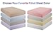 Superity Luxurious Hotel Quality Queen Fitted Sheet 100% Cotton Ultra Soft, Skin-Friendly & Hypoallergenic Deep Pocket Fits 16 Mattress Easy Care & Snug Fit (Queen Size - 60 X 80)