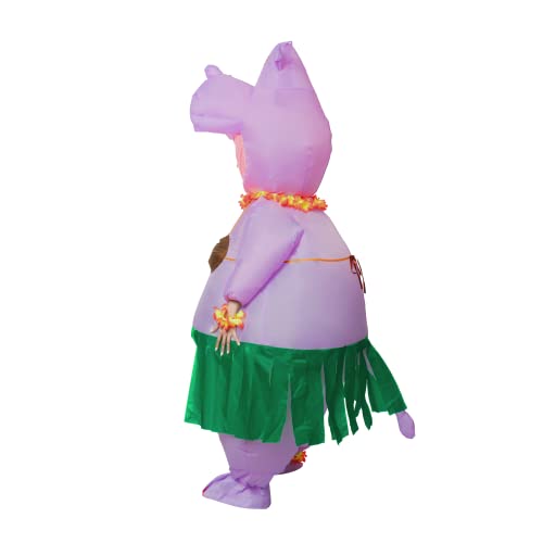 Spooktacular Creations Hippo Inflatable Costume for Adult, Funny Air