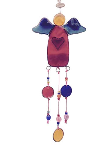 Angel Suncatcher 29cm (Red/Orange)
