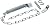 U ULTRA HARDWARE 15001 ain Storm Door Crash Heavy Duty, 1 x 4.9 x 8.4 inches, Silver