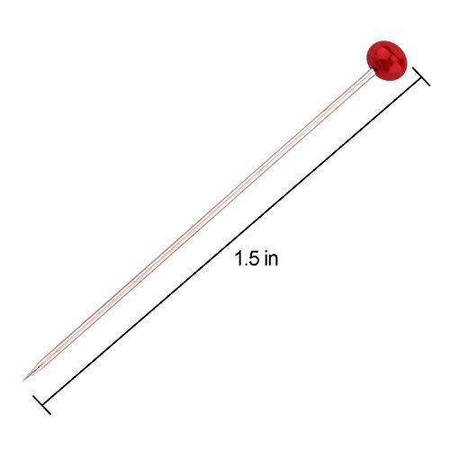 Sewing Pins And Dressmaker Pins,250PCS Stainless Steel Quilting Pins +250PCS Multi-color Glass Ball Head Straight Pins With A Tin Package And 1 PCS Pin Cushion. - Thumbnail 3