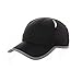 Siggi Unisex Quick Dry Mesh Outdoor Baseball Sun Cap UPF 50+ Running Hiking Golf Cap Black One Size1026_black
