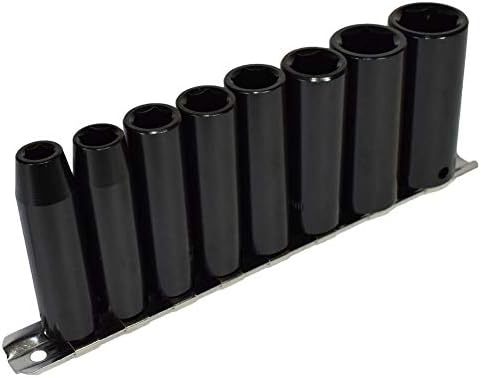 DrillMan 8pc 3/8" Dr Deep Impact Sockets 6 Point Metric Wrench Air 8-19mm CRV