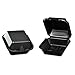 Genpak SN225-3L Black Color 1 Large Compartment Sandwich Foam Hinged Dinner Container Lid 125-Pack (Case of 4)
