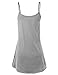 MBJ Womens Solid / Tie Dye Spaghetti Strap Dress Top - Made in USA