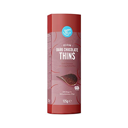 Amazon-Marke: Happy Belly Belgische Zartbitterschokoladen-Chips, 4x125g – Bild 5