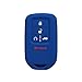Qty 3 Black Red and Navy Blue Silicone Key Cover Case Holder Chain Bag Key Fob Case Cover fit for 2015 2016 2017 Honda Civic Accord Pilot CR-V