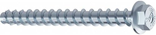 Heco MMS Plus Hex Bolt: Monti Screw Banker with Disc, Silver, 48381
