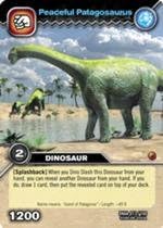 Dinosaur King TCG Alpha Dinosaurs Attack - "Peaceful Patagosaurus" DKAA-13/100 (Silver Rare)