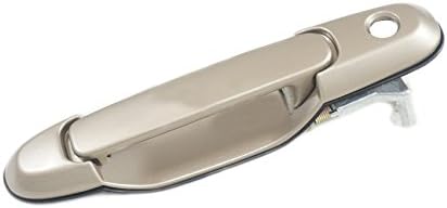 Outside Exterior Door Handle Front Right Passenger Side 4Q2 Desert Mica Compatible with 1998-2003 Sienna Replaces # 69210-08010-C0