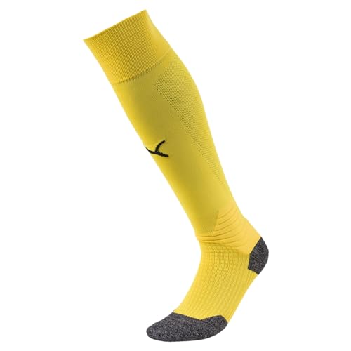PUMA Teamliga Socks Calcetines, Cyber Yellowpuma Black, 7/9 para Hombre