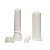 Aromatherapy Empty Blank Nasal Inhaler Sticks (3 Pack) Essential Oils, Natural Remedy for Sinus Relief, Allergies, Headaches, Cold, Flu and Congestion by JUVITUS