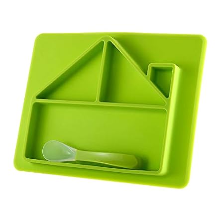 Delisouls - Platos de Silicona divididos para niños, Cuenco de ...