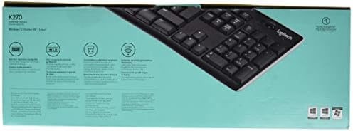 Logitech K270 Clavier sans Fil pour Windows, 2,4 GHz avec Récepteur Unifying USB, 8 Touches de Raccourci, Batterie Longue Durée 24 Mois, PC/Portable, Clavier AZERTY Français - Noir - Bestbluetooth.fr Logitech K270 Clavier sans Fil pour Windows, 2,4 GHz avec Récepteur Unifying USB, 8 Touches de Raccourci, Batterie Longue Durée 24 Mois, PC/Portable, Clavier AZERTY Français - Noir