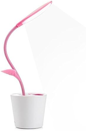 Zmsj LED Desk Lamp with Pen Holder,USB Touch Button ,Energy-Saving Night Light with 3 Levels Dimmable Reading Light