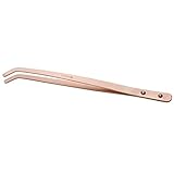 Copper Tongs, Curved, 8-1/2 Inches