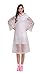 ColorDrip Fashion Translucent Raincoat Rain Jacket Rainwear for Woman Lady Girl - Made of Eco-Friendly EVA Material