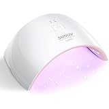 SUNUV SUN9C 24W LED UV Nail Dryer Curing Lamp for Fingernail &amp; Toenail Gels Based Polishes (Pink)