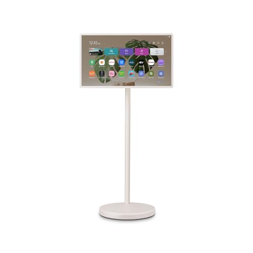 LG 27LX6TDGA Lifestyle TV StanbyME 2, 27 Zoll, QHD Touchscreen, 60 Hz, Integrierter Akku, Streaming Apps, Beigefarben