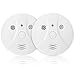 3 Pack Combination Photoelectric Smoke Alarm and Carbon Monoxide Detector Digital Display, Protect Your Home from Fire and Gas Leaks, Battery Operated