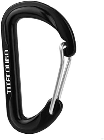 TITECOUGO Small Aluminum Carabiner Keyring