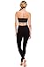 TL Women's 3 Piece or Single Floral Lace Strapless Bra, Seamless Tube Top Bandeau Bralettes with Stertchy Chest Wrap Black Medium