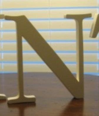 Amazon Com Pottery Barn Kids 8 Decorative Wall Letter N White
