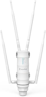 WAVLINK AC1200 Outdoor WiFi Access Point Repeater Extender Dual Band POE 4x7dBi view 4