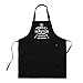 Savvy Designs BBQ Aprons for Men Cooking Kitchen Funny Apron - The Grill Master, The Man The Myth The Legend - Adjustable, Black with Pockets