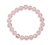 Rose Quartz Bead Stretch Bracelet Genuine Stones