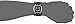 Nemesis Men's FXB017K Classic Vintage Stainless Steel Watch with X-Stitched Charcoal Leather Cuff