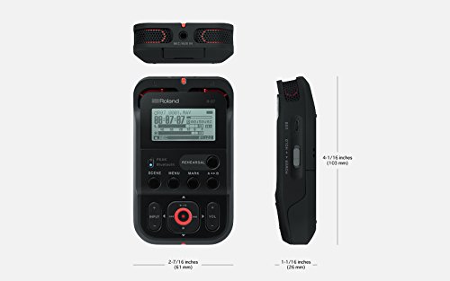 2 Roland+High+Resolution+Handheld+Recorder+R+07+BK