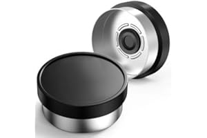 Biocomma 100pcs 20mm Aluminum Plastic Cap Aluminum Plastic Cover (Black)