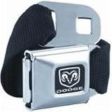 Official DODGE Seat Belt belt and buckle combo canvas