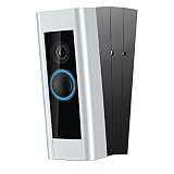KIMILAR 3 PCS Adjustable (5 to 15 Degree) Angle Mount Compatible with Ring Doorbell Pro ONLY, Replacement Corner Kit Adapter Plate Bracket Wedge Kit (NOT for Doorbell 2 / Doorbell 1) Black