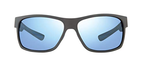 Revo Polarized Sunglasses Forge x Bear Grylls Wayfarer Frame 50 mm, Matte Black, Blue Water