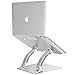 Nulaxy Laptop Stand, Ergonomic Adjustable Laptop Riser Computer Laptop Stand Compatible with Apple MacBook, Air, Pro, Dell XPS, HP, Samsung, Lenovo, All Laptops 10-17.3", Supports Up to 22 Lbs -Silver primary