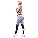Oksale Womens Striped Sports Gym Yoga Workout Mid Waist Running Fitness Pants Leggings