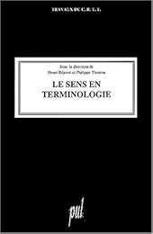 Le  sens en terminologie