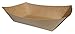 Brown Kraft Paper Food Trays Great for Parties, Takeout, Home, food boats disposable bulk brown paper plates- hotdog holder hot dog tray disposable french fries tray(100, 5.75