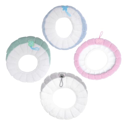 Gadpiparty 4pcs Toilet Seat Cushion with Handle Thickened Cold Pads for Home Use Soft and Toilet Mat Pumpkin Shape Colors