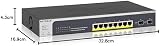 NETGEAR GS510TPP 10-Port Gigabit Smart Managed PoE+ Switch 8 PoE 190W 2 SFP view 2