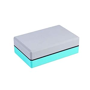 LIOOBO Creative Yoga Brick Two-Color Matching Convenient EVA Foam Block Yoga Brick Training Aid for Exercise Yoga Body Fitness