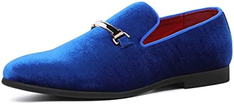 Amazon.com | Loafers Shoes Men Fashion Slip on Metal Fringed  display picture 3