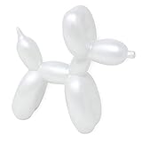 Green Tree Products - Balloon Dogs - White - Dog Figurine - Art Sculpture (Mini)